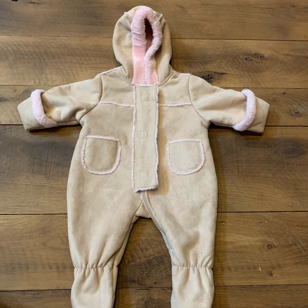 Suede Suit for Baby Girl